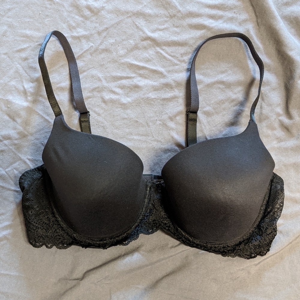 Black Lace Bra
